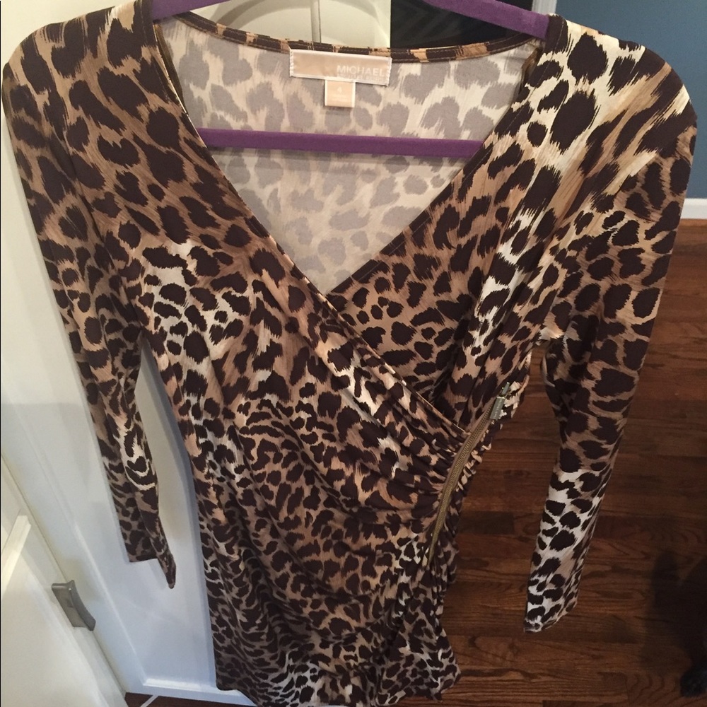 Michael Kors leopard dress size four